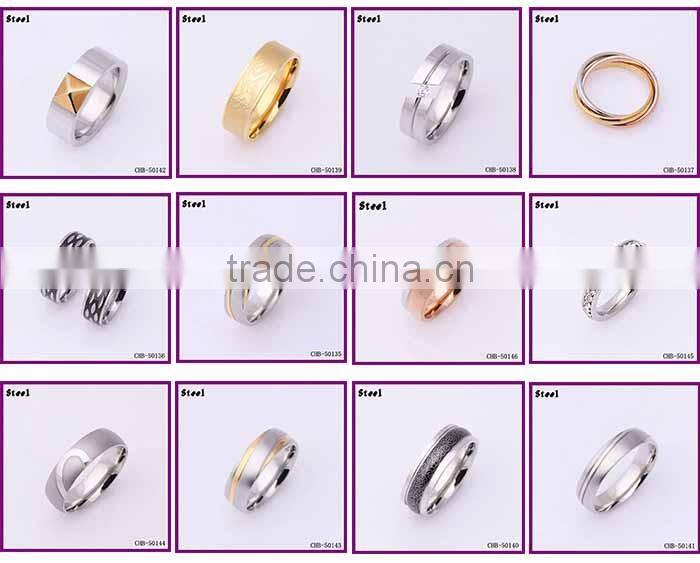 Fashion Yiwu Jewelry Factory Channel Setting Men Ring Model