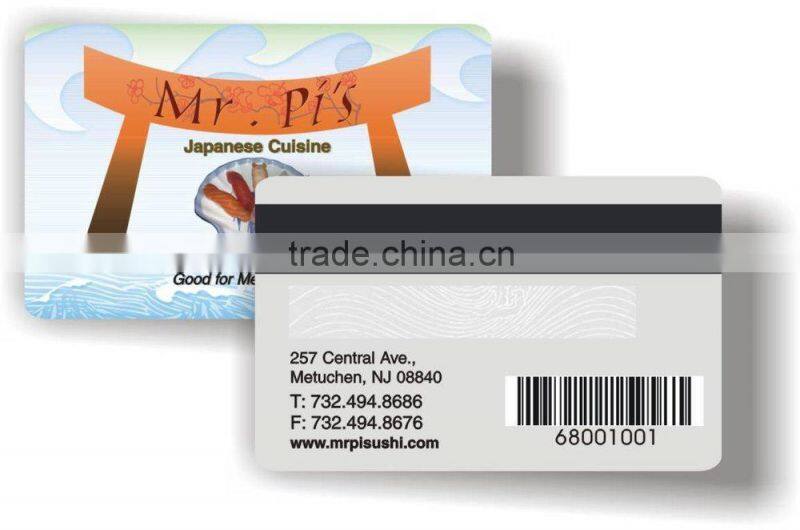 High Quality best price magnetic card with full colour printing