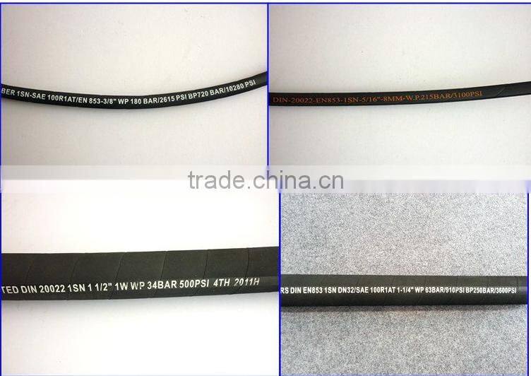 China manufacturer! DIN R1, R2, 4SP high pressure hose hydraulic rubber hose high quality hot sale!