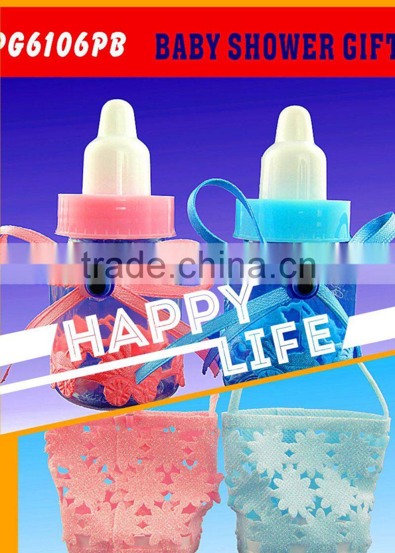 lovely baby plastic nursing bottle for baby gift