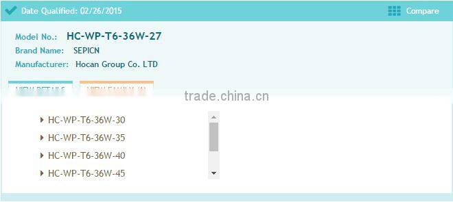 DLC Lighting Fact listed!!! 5 Years Warranty 8FT T8 LED Tube 36W