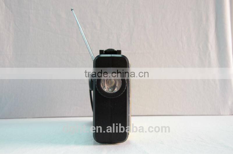 Hot selling Solar Mobile Flashlight LED solar charge radio