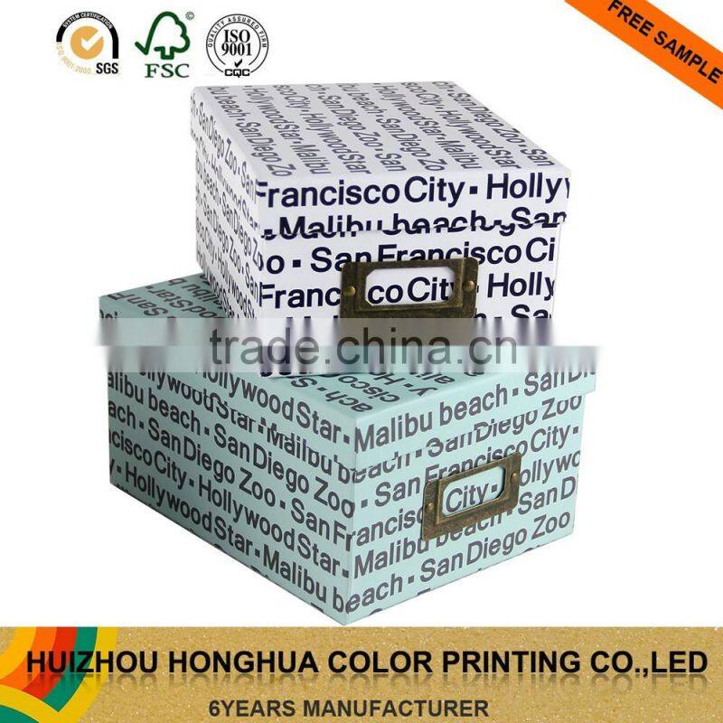 Paper Box Cardboard Small Storage Box for household