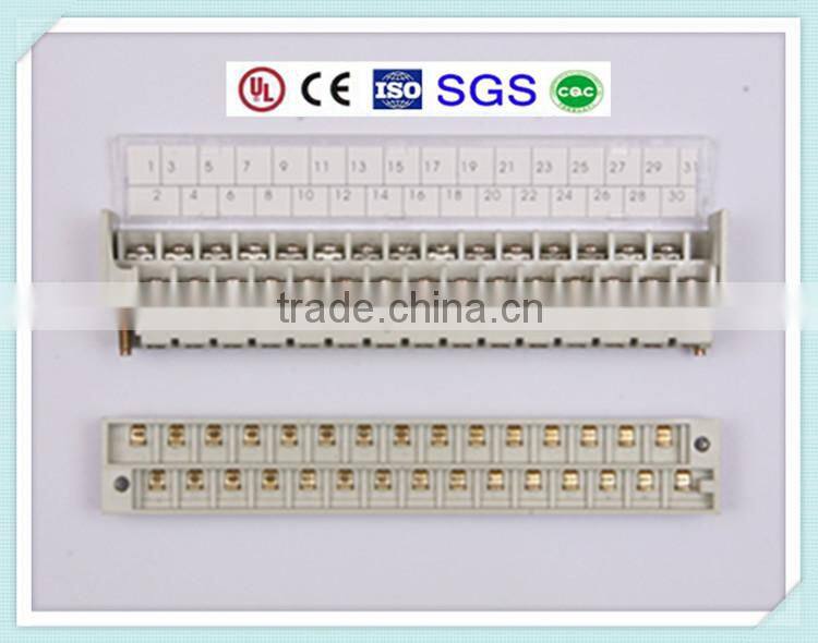 Brass Terminal Block Connector 4KDS 300V 10A 9.525mm Pitch