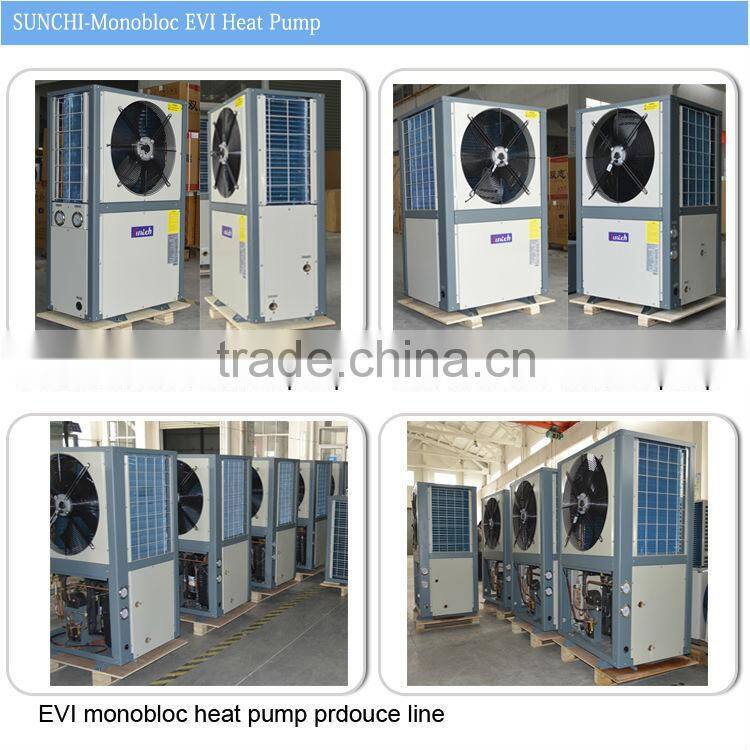 Air sourse geothermal heat pump