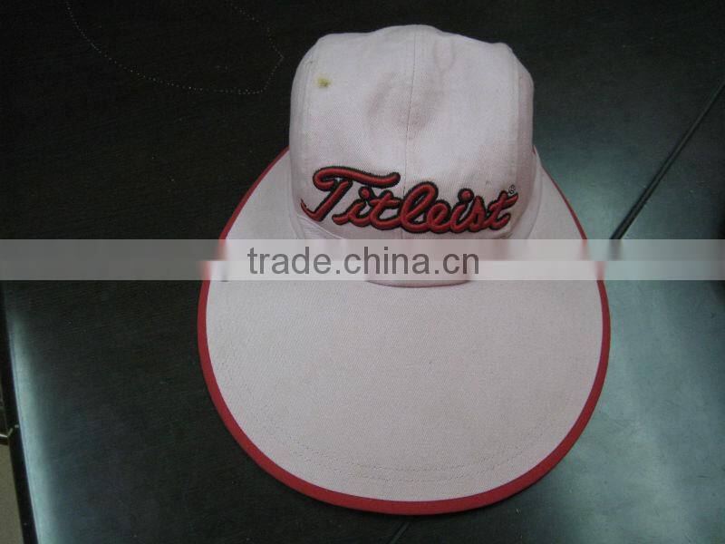 fitted female fashion embroidered sun hat cap