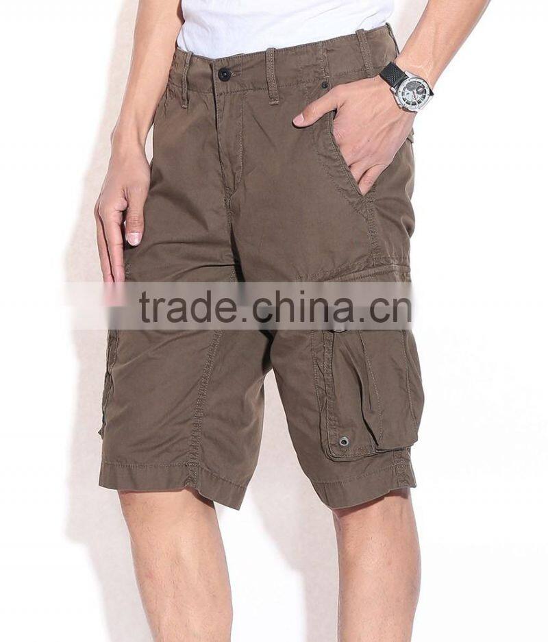 Daijun oem hot sale summer breathable canvas wrinkled men cargo pants