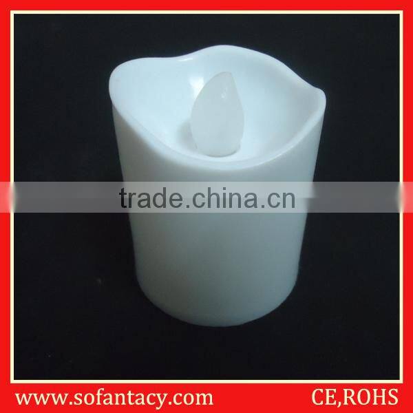 yellow led candle for festival decoration