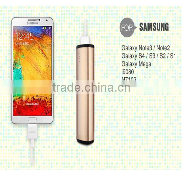 Golden Pocket Power Bank Fast charging portable v8 connector power bank