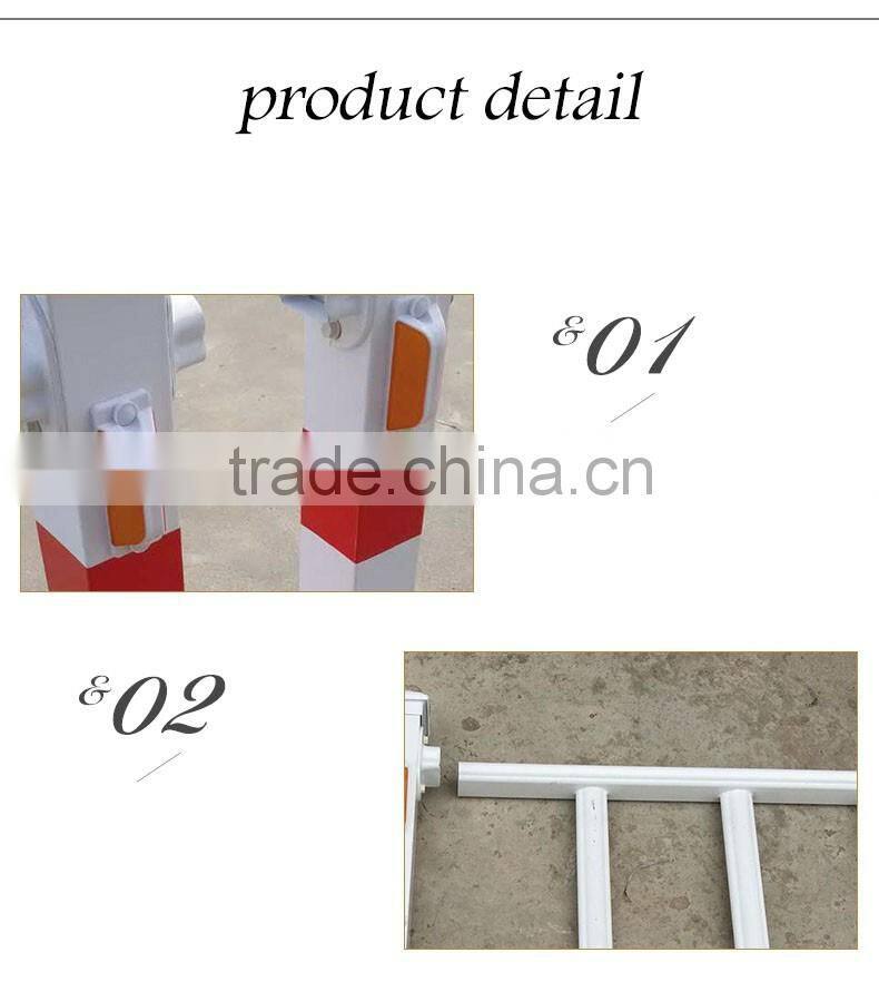 W beam steel highway guardrail