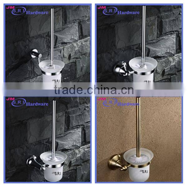 Hot sale bathroom unique stainless steel toilet brush holder