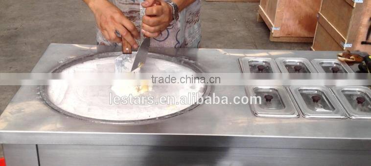 2016 Lestars Miguelitos Multi-functional Flat Pan Frying Ice Pan Machine