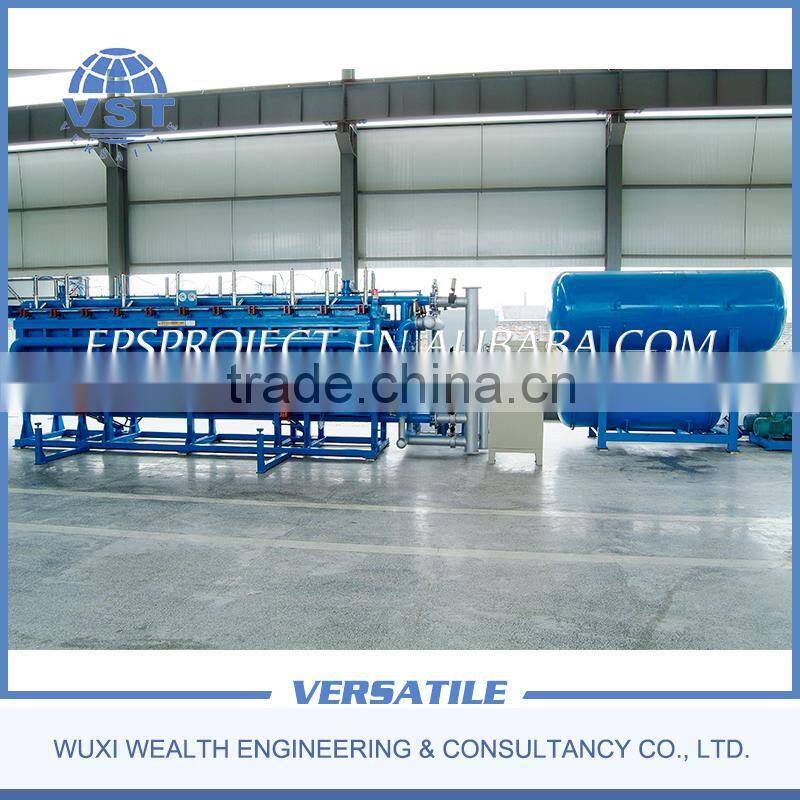 Vacuum system block molding machine