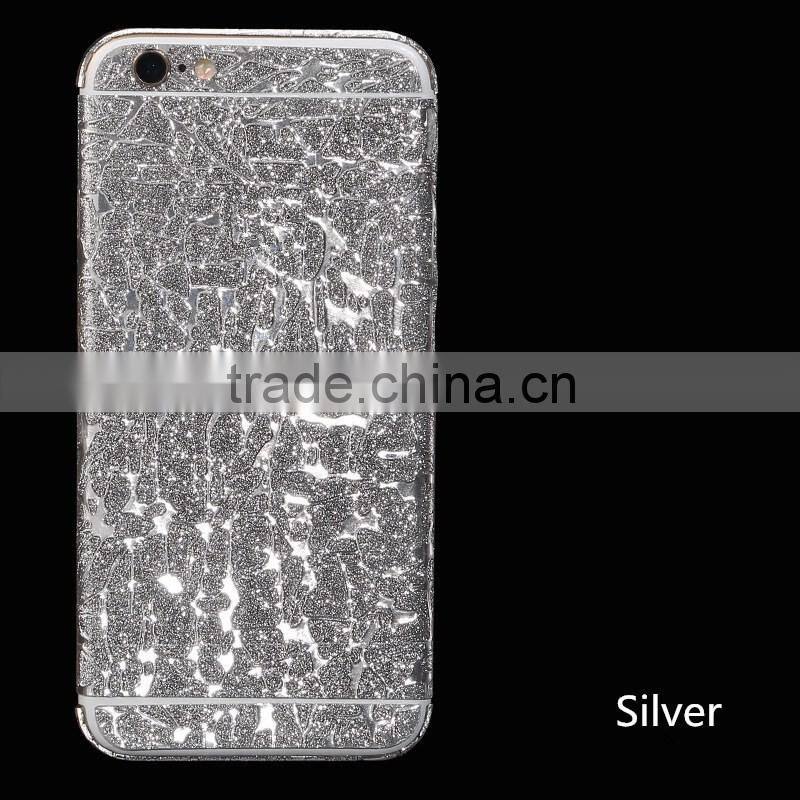 Hami Melon Texture Bling Bling Glitter Sticker Skin for iPhone 6 6s, Wholesale China