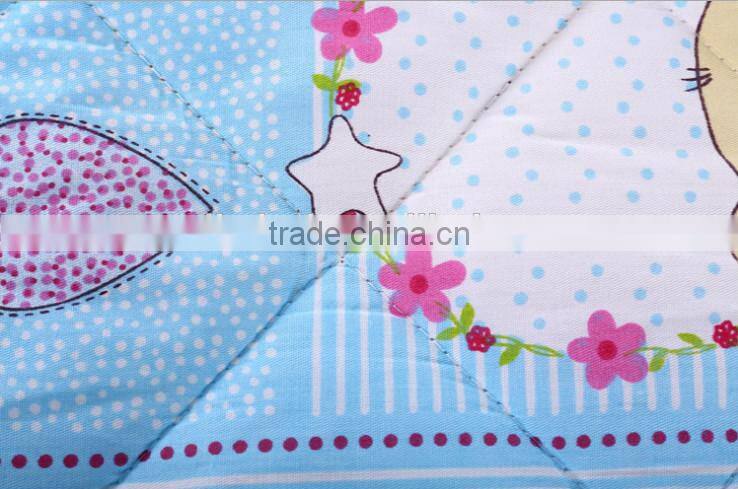 China supplier wholesale Disperse Printed Brushed 100% polyester satin fabric for hotel bedspreads