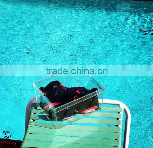 clear acrylic shoe box