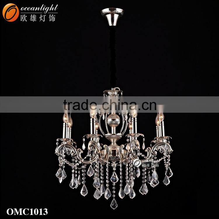 chandelier candle light,european glass chandelier OMC1015-