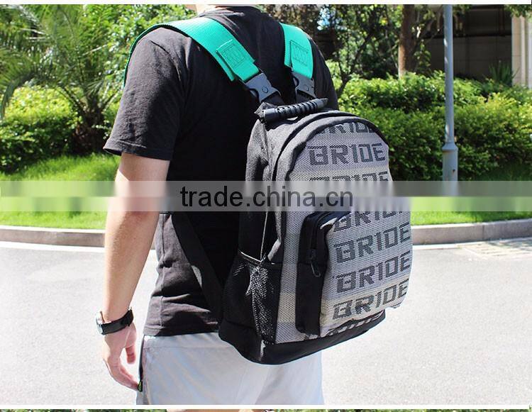 2016 New Design JDM SPARC* TAKAT* Style Bride Racing Backpack School Bag Luggage Bag With Disassembling Function