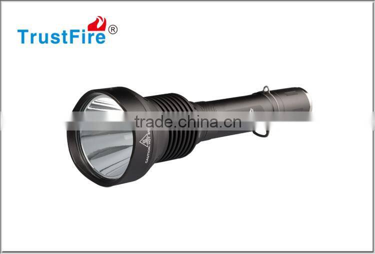 Waterproof searchlight 1000LM TrustFire X9 aluminum Police XML T6 led emergency flashlight,5 modes rechargeable flashlight