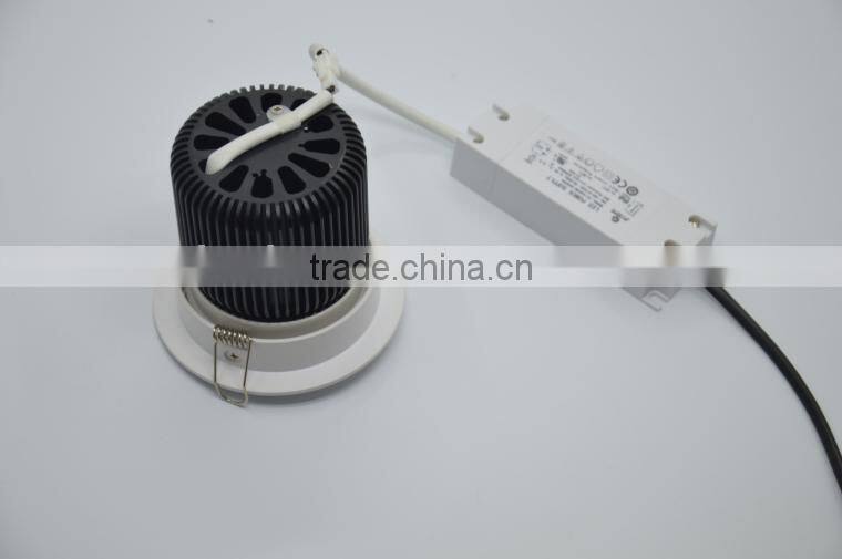 HOT Sale Bridgelux COB 25W round Recessed LED downlight TEC002CD25WCN