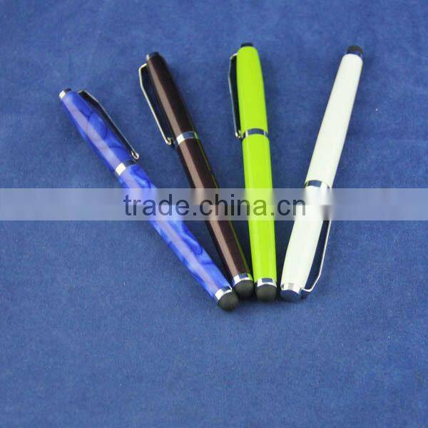 diamond stylus for smart phone, stainless steel with soft rubber tipped end