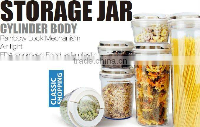 SINOGLASS 1 pc square shape galss spice jar with see-through lid