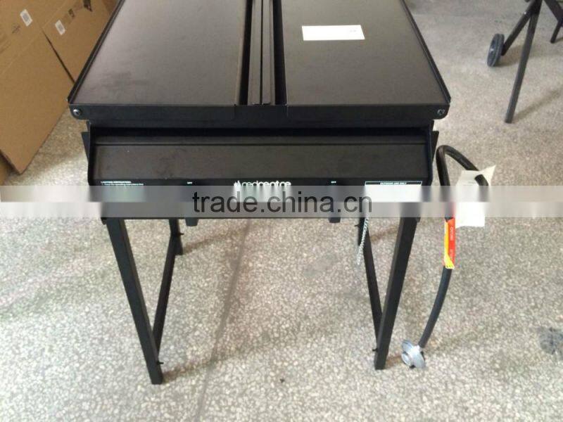 Flame Safety Device Safety Device table Gas BBQ Grill with 2 burner