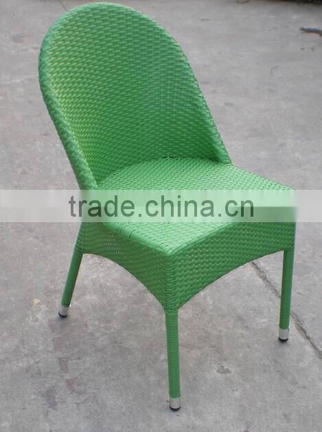 Colorful outdoor chair PE rattan chair outdoor children chair