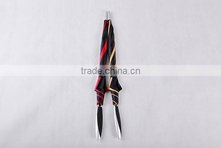 china wholesale automatic custom printed straight umbrella