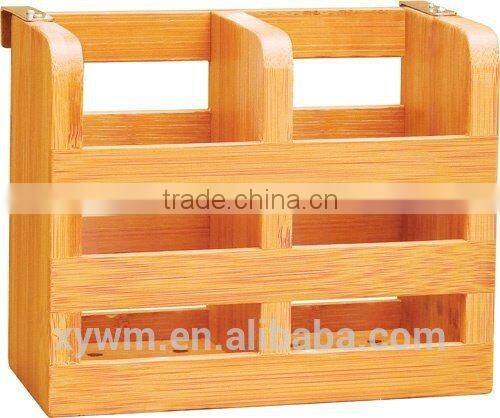 2015 hot selling Bamboo Dish Rack Utensil Holder and Caddy