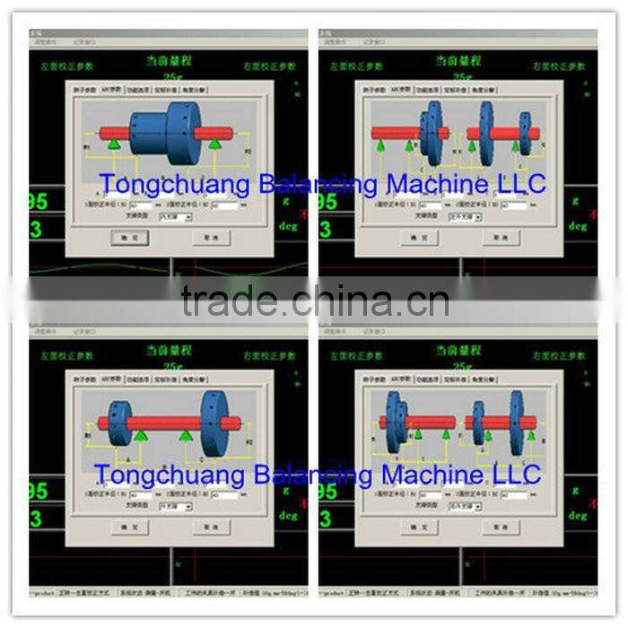 Good Stability 45KW Electronic Digital Dynamic Balancing Machine