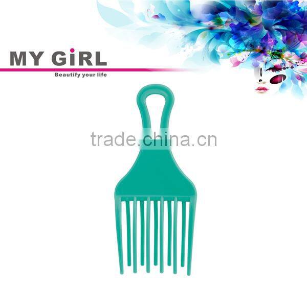 MY GIRL 2016 wholesale Morden Moon Design fluff comb black mens plastic magic laser hair comb