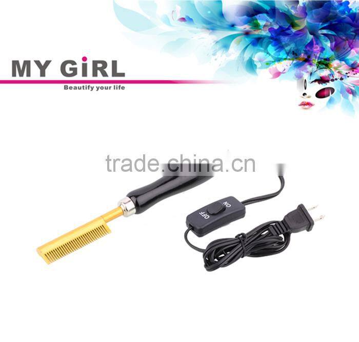 MY GIRL Golden Supreme Electric Pressing Comb