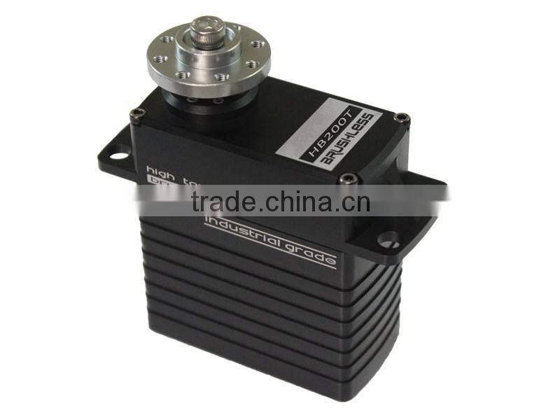 HB200T 205kg.cm Industrial Standard High Torque Brushless Motors CNC Aluminium Alloy Robot Servo