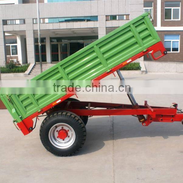 1.5 ton agricultural machinery cargo tipping trailer hand tractor with trailer