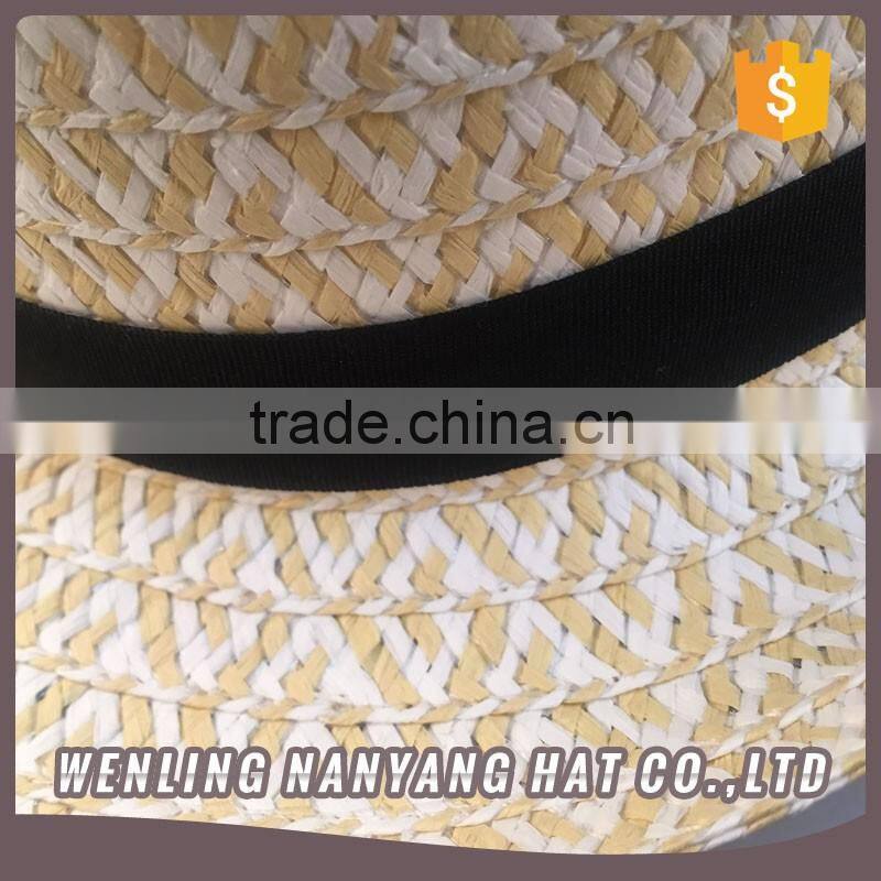 Affordable Custom Vintage Design Man Headwear Jazz Fedora Straw Hats