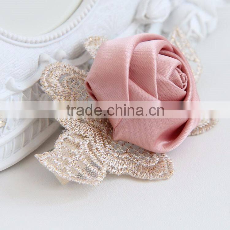 MYLOVE bridal hair accessory romantic rose hair clip