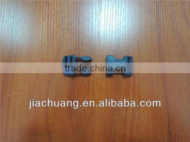 Release Buckles Black Webbing Straps For Paracord