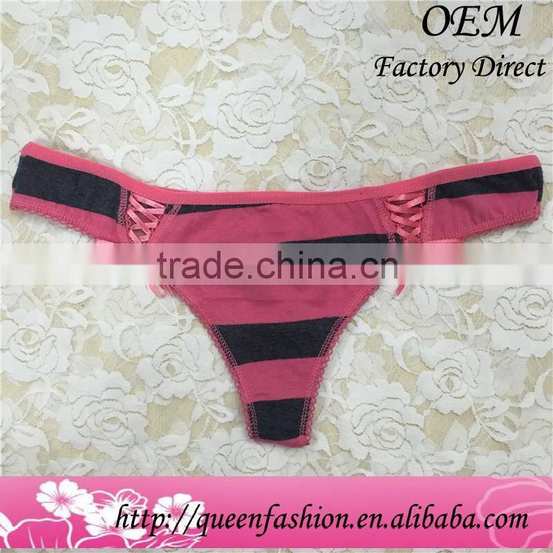 2016 Hot Model Sexy Women spandex Thongs Teen Ladies Lace Thongs for women