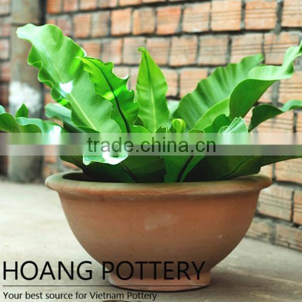 Pattern Red Clay Terracotta Flower Pot Garden Decor