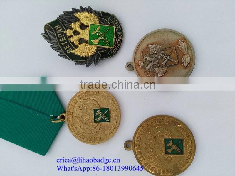 Antique Imitation Style and Medal Product Type Finisher Medal Russia