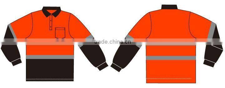 reflective safety T-shirt,reflective worker T-shirt, working T-shirt