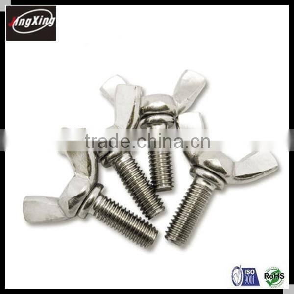 factory price DIN315 Stainless Steel 316 Wing Nuts Bolt Screw