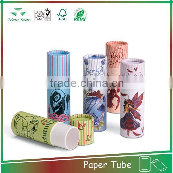 new design cylinder paper packaging cardboard tube box luxury wrapped paper can