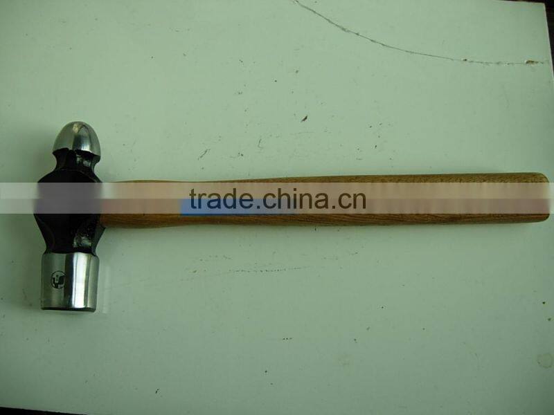 british type ball peen hammer with steel tubular handle in linyi/good sales hammer in linyi