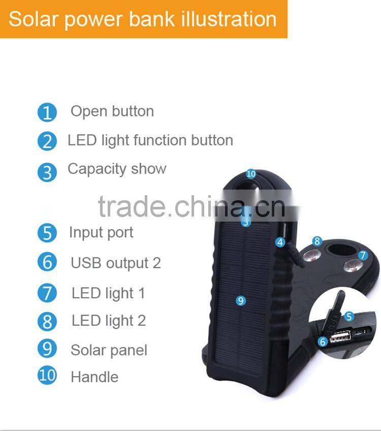 Designed to provide power Portable Solar Panel Charger,1.2w Mobile Phone Solar Charger
