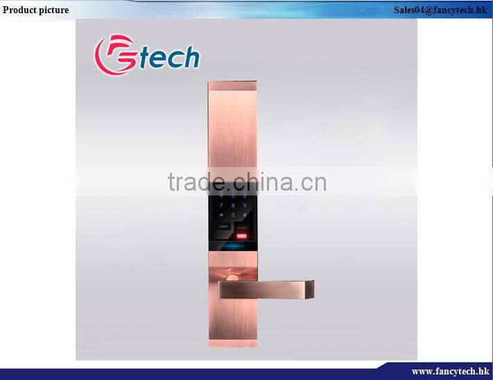 Biometrica lock ,intelligent fingerprint keyless adjustable handles biometric fingerprint door lock
