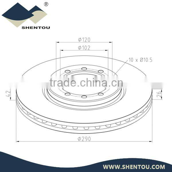 Renault Brake Disc 50.10.260.603