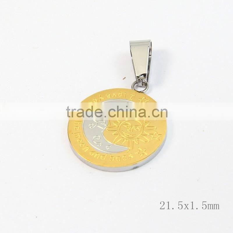 Wholesale Alibaba Silver Plated Enamel Red Stainless Steel Pendant for women