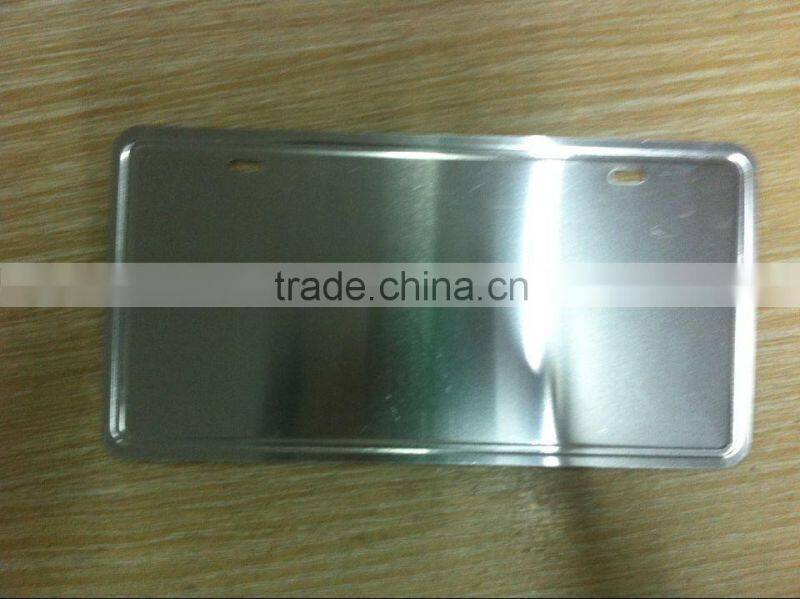 Souvenir vintage US embossed custom aluminum car plate license plate